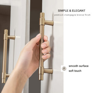 brushed brass cabinet pulls